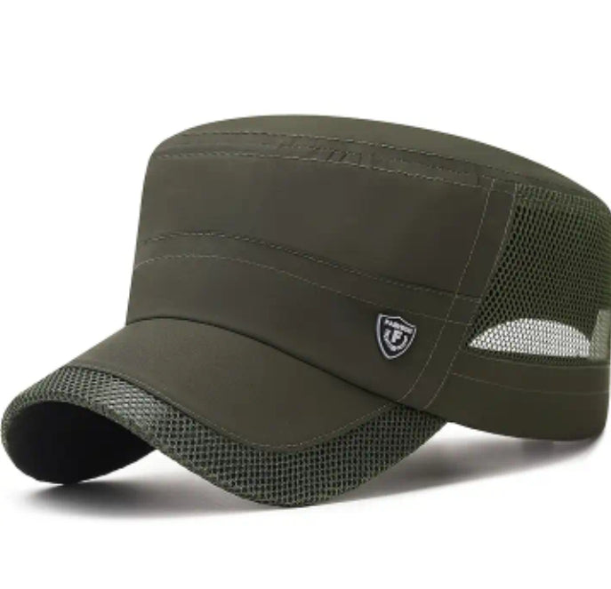 Cotton/Mesh Breathable Military Hat