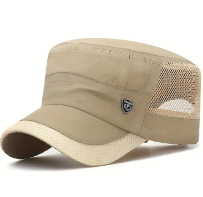 Cotton/Mesh Breathable Military Hat