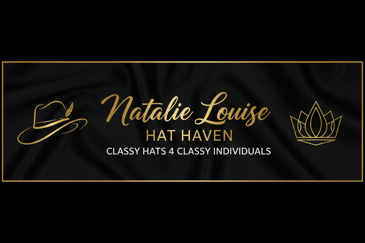 Natalie Louise Hat Haven Black Banner