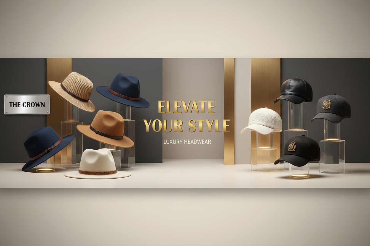 Premium Fashion Hat Banner
