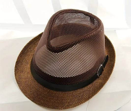 Breathable Linen Short Brim Fedora