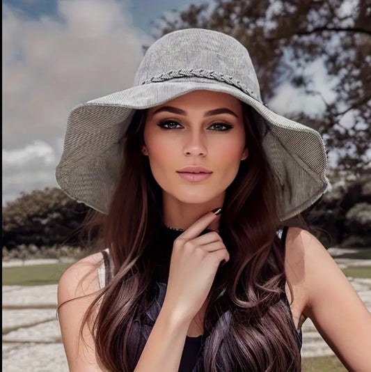 Wide Foldable Brim Sun Protection Hat