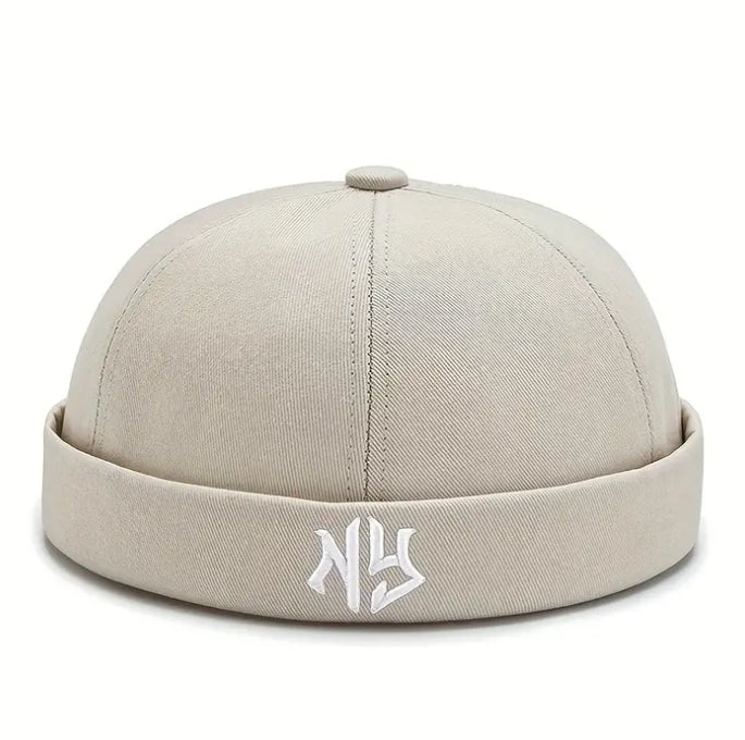 NY Embroidered Docker Cap