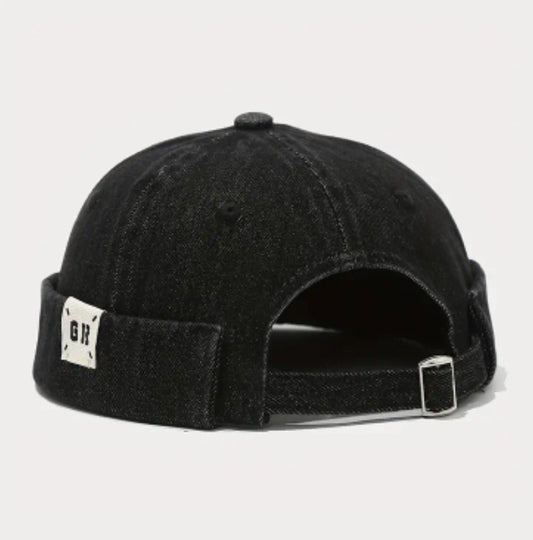 Denim Brimless Docker Cap