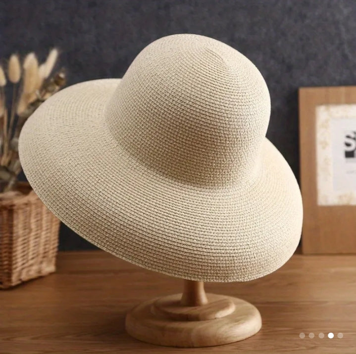 Elegant Hepburn Style Sun Protection Hat