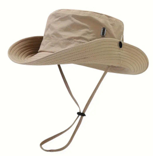 Sun Protection Drawstring Hat