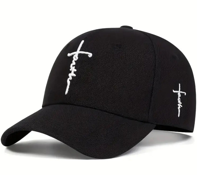 Faith Embroidered Baseball Cap