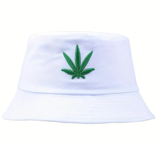 Ganga Leaf Embroidered Bucket Hat