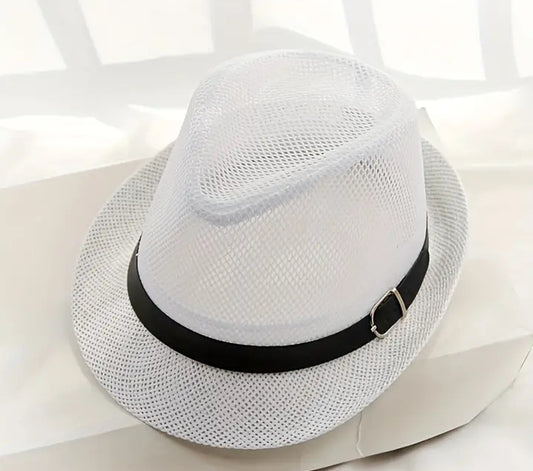 Breathable Linen Short Brim Fedora