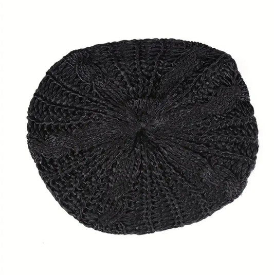 Oversized Ribbed Knit Beanie