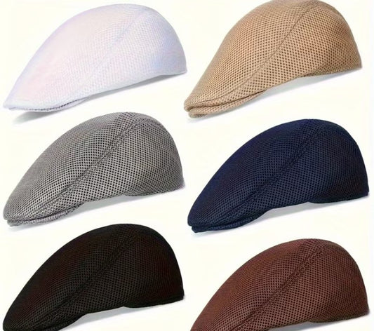 Mesh Assorted Newsboy Caps