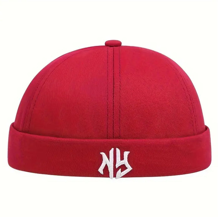 NY Embroidered Docker Cap