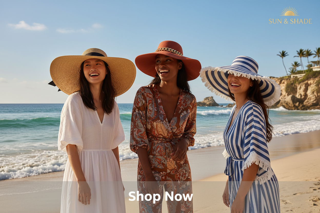 Shop Now Beach Hats Banner