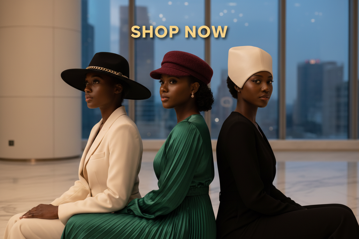 Shop Now Hat Banner - Multiple Women